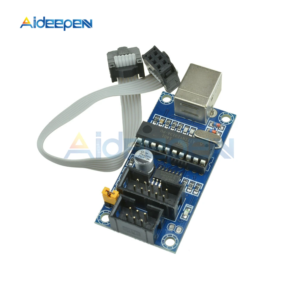 USBTiny USBtinyISP AVR ISP программатор Bootloader для Arduino Meag2560 UNO R3 с 6pin кабелем