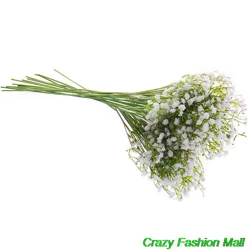 Топ Sale1 голова искусственного дыхания ребенка Gypsophila Шелковый цветок вечерние