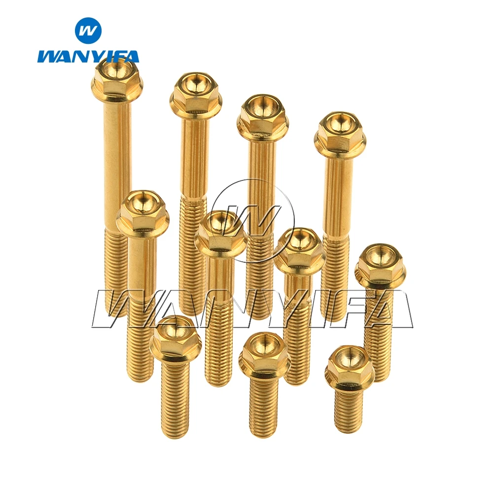 Титановый &quotWanyifa&quot Ti M6 x 15 20 25 30 35 40 45 50 55 60 65 мм Малый разъем под шестигранную