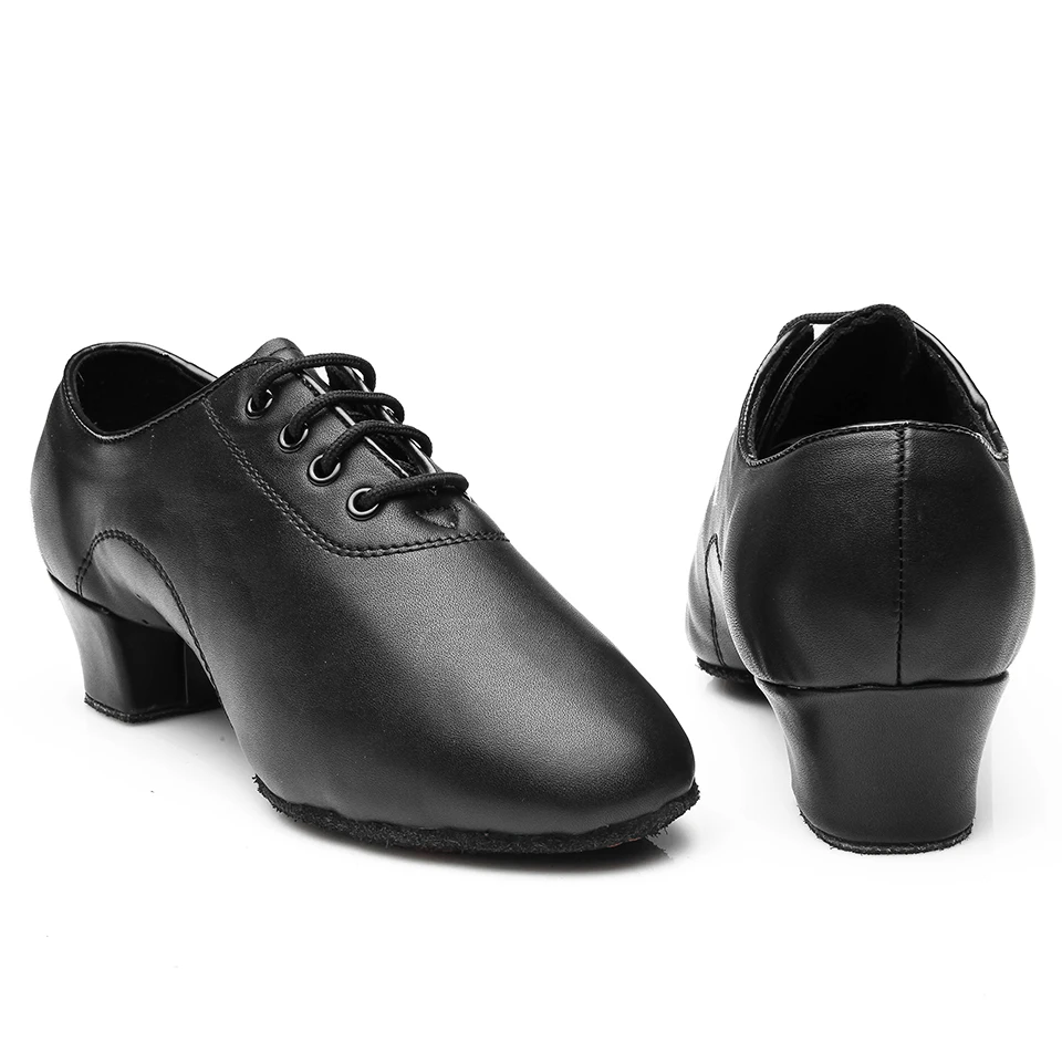 Туфли унисекс для бальных танцев мягкая искусственная кожа кроссовки
