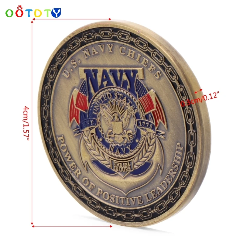 Позолоченные ВМС США памятные монеты | Спорт и развлечения
