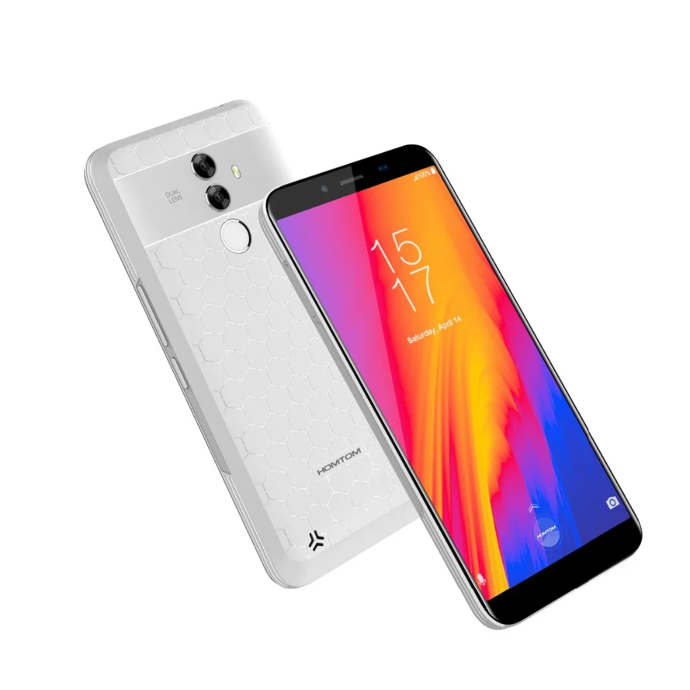 HOMTOM S99 Android 8 0 5 'ཎ:9 полный дисплей смартфон 4 + 64 ГБ MT6750 Восьмиядерный 6200 мАч