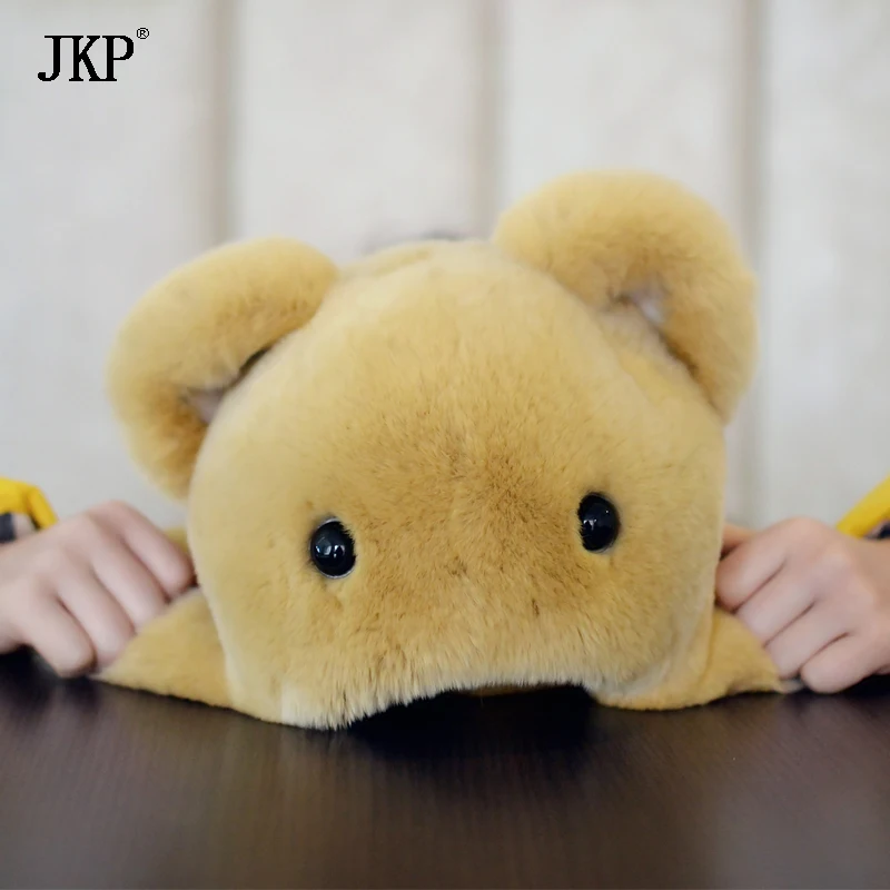 Winter Children Boys Girls Warm Rex Rabbit Fur Hats Kids Real Cap Natural baby Hat | Детская одежда и обувь