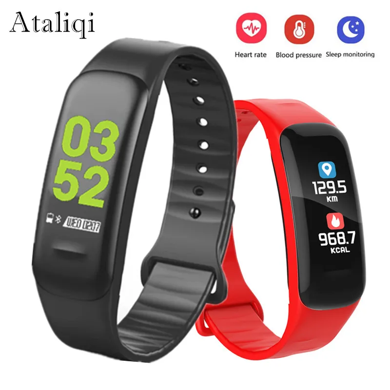 Цвет Экран Смарт часы артериального давления браслет сердечной активности