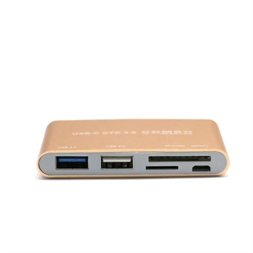 Hiperdeal High Speed 5-In-1 Type-C USB-C 3.1 OTG USB 3.0 2.0 Hub SD/TF Card Reader Combo For Laptop Dropshipping Apr 9 |