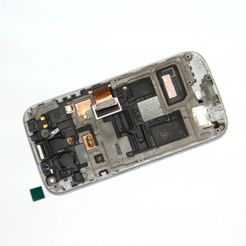 Синий для Samsung Galaxy S4 Mini i9195 i9190 i9192 ЖК-дисплей сенсорный экран дигитайзер + рамка