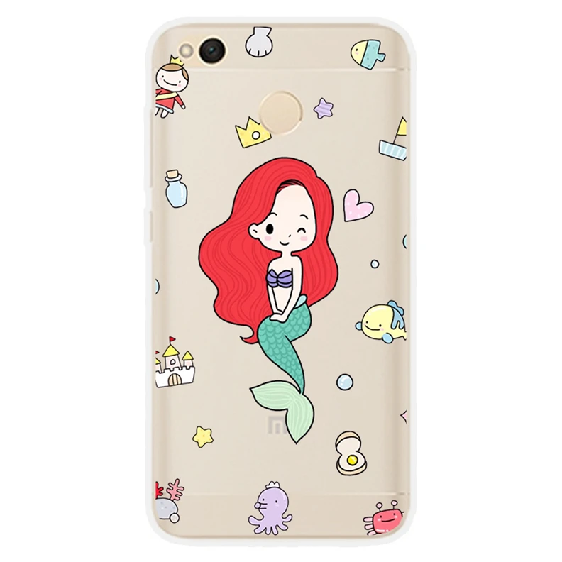 Silicone Cover For Xiaomi Redmi 4x Case 5.0' Printing Cute Animal for xm Xiomi 4 x Redmi4X Phone Cases |