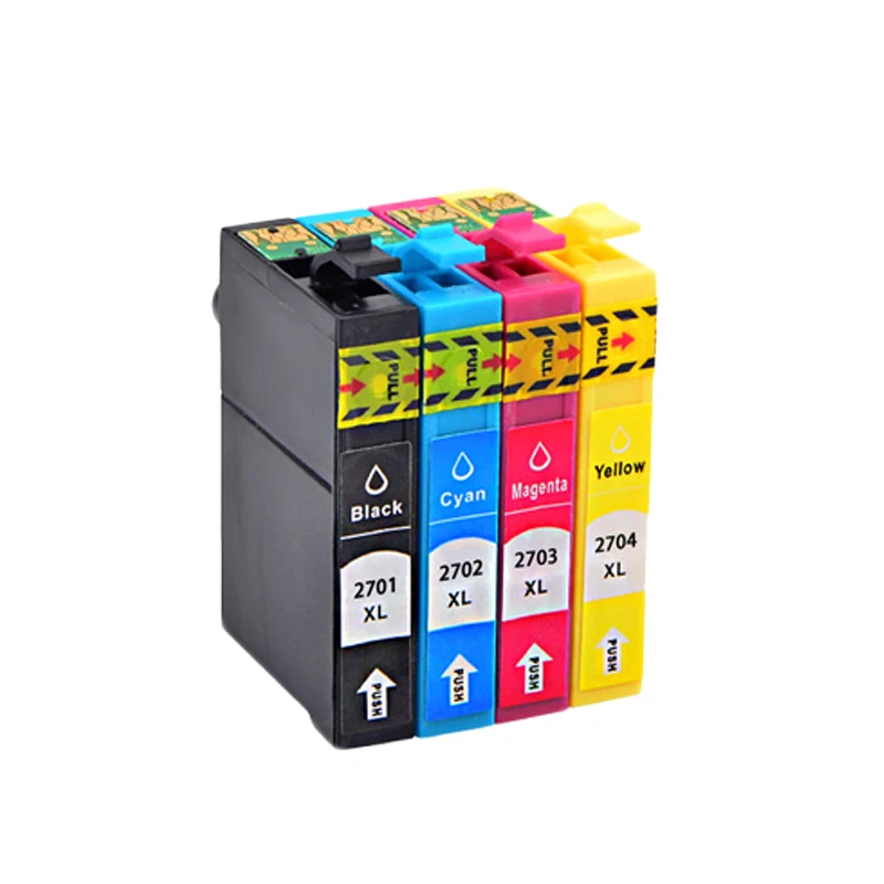 4 шт. чернильный картридж T2701 T2702 T2703 T2704 для Epson WorkForce Pro WF 3620DWF 3640DTWF 7110DTW 7610DWF 7620DTWF