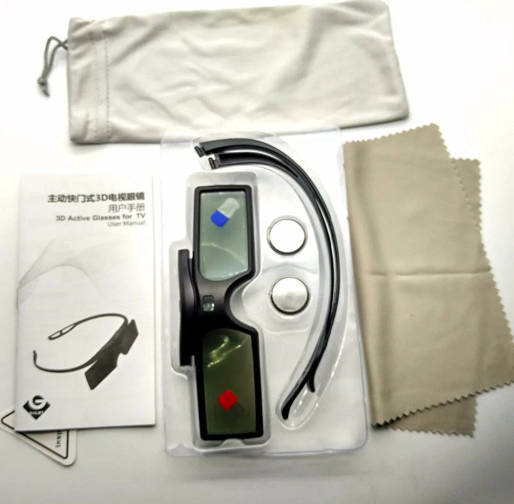 2 шт. Bluetooth 3D очки для активного спуска затвора Сменный Чехол Sony Samsung Panasonic EPSON TV