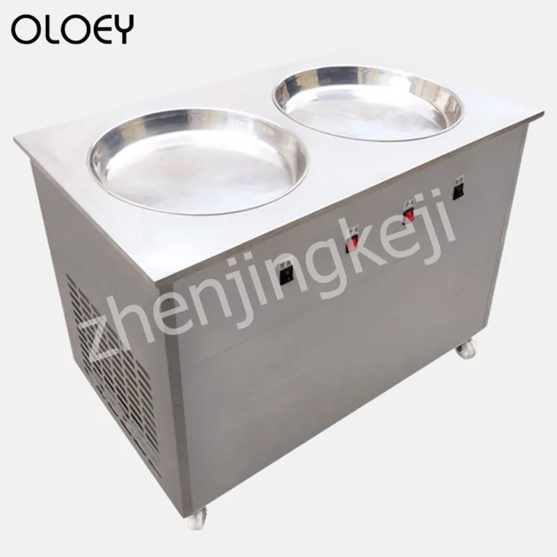 Машина для приготовления жареного йогурта машина льда мороженого Нержавеющая