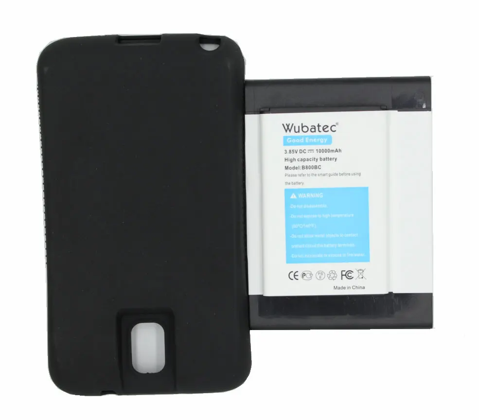 Дополнительный аккумулятор Wubatec 1x 10000 мАч NFC B800BC + крышка для Samsung Galaxy Note3 Note 3 N9000 N9002