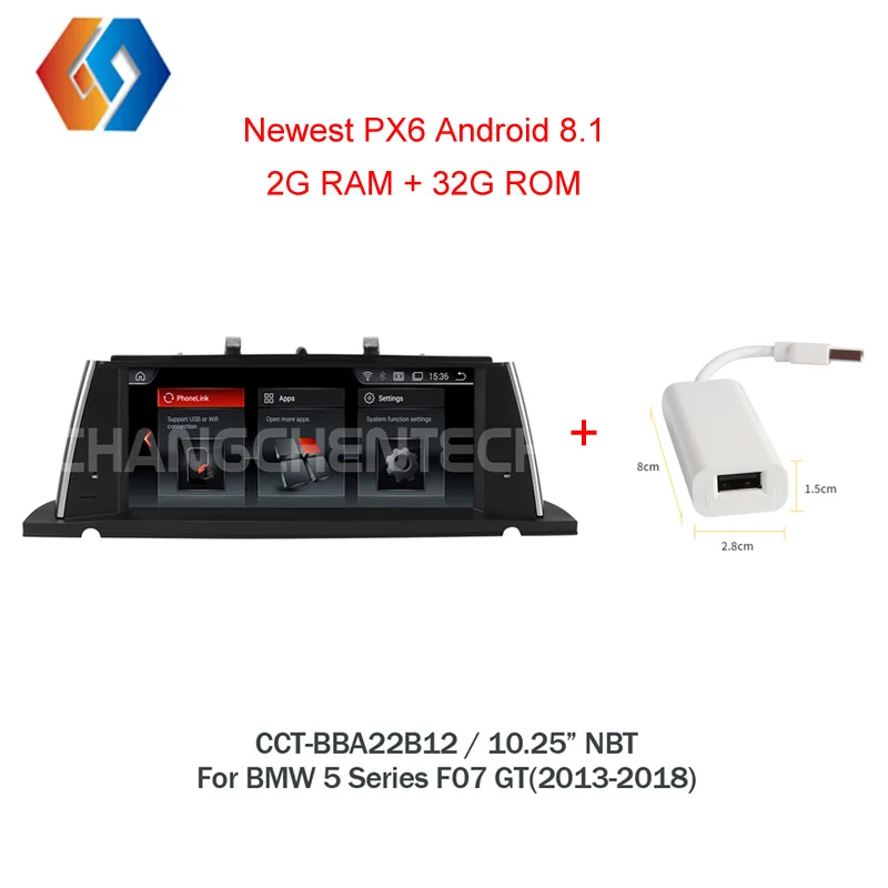 Android 8 1 GPS навигация Мультимедиа Радио для BMW 5 серии F07 GT(2013 2017) NBT системы EVO UI Bluetooth