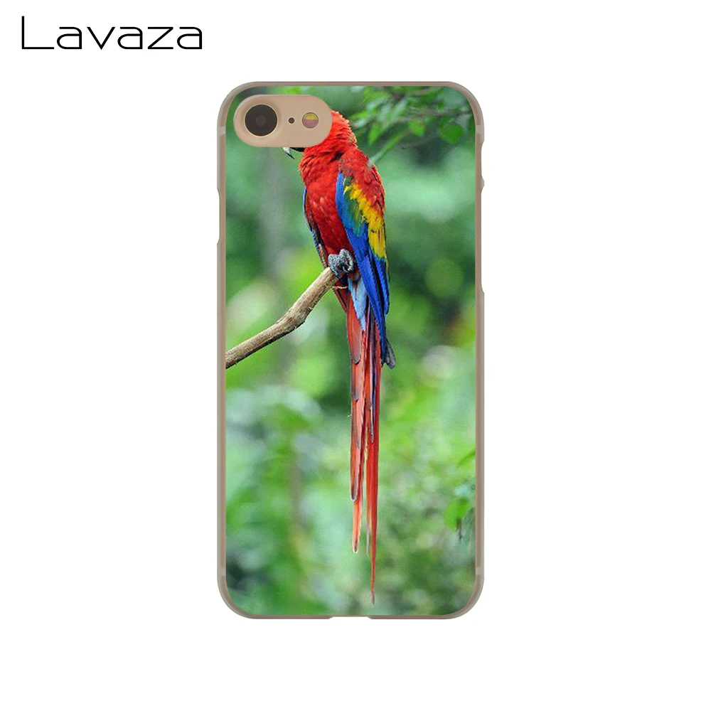 Lavaza синий Ringneck Parrot Art чехол для телефона Apple iPhone 4 4S 5C 5S SE 6 6S 7 8 Plus 10 X Xr Xs Max 6Plus