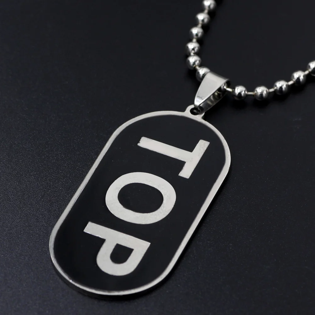 &quotТоп&quot комично гей Black Dog Tag Ожерелье ЛГБТ сталью Мужская Гей ювелирные изделия |