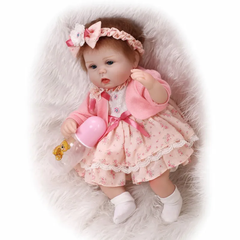 

Baby doll toy reborn babies silicone bonecas reborn 40cm