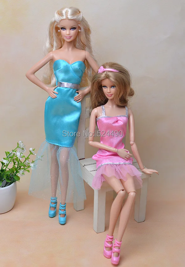 Платье + обувь новинка 2015 Оригинальная одежда вечернее платье наряд аксессуары