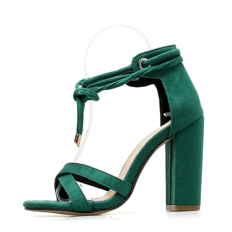 Сандалии женские на высоком каблуке босоножки с ремешком щиколотке