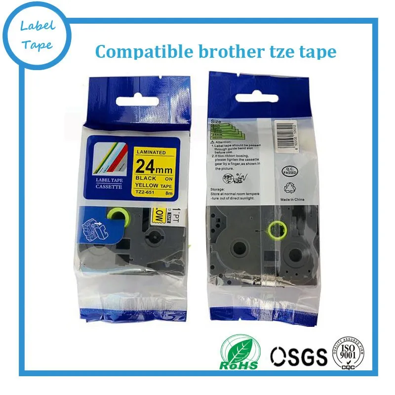 30 шт. коридор 24 мм черный на желтой ленте бесплатная доставка в Южную Африку |