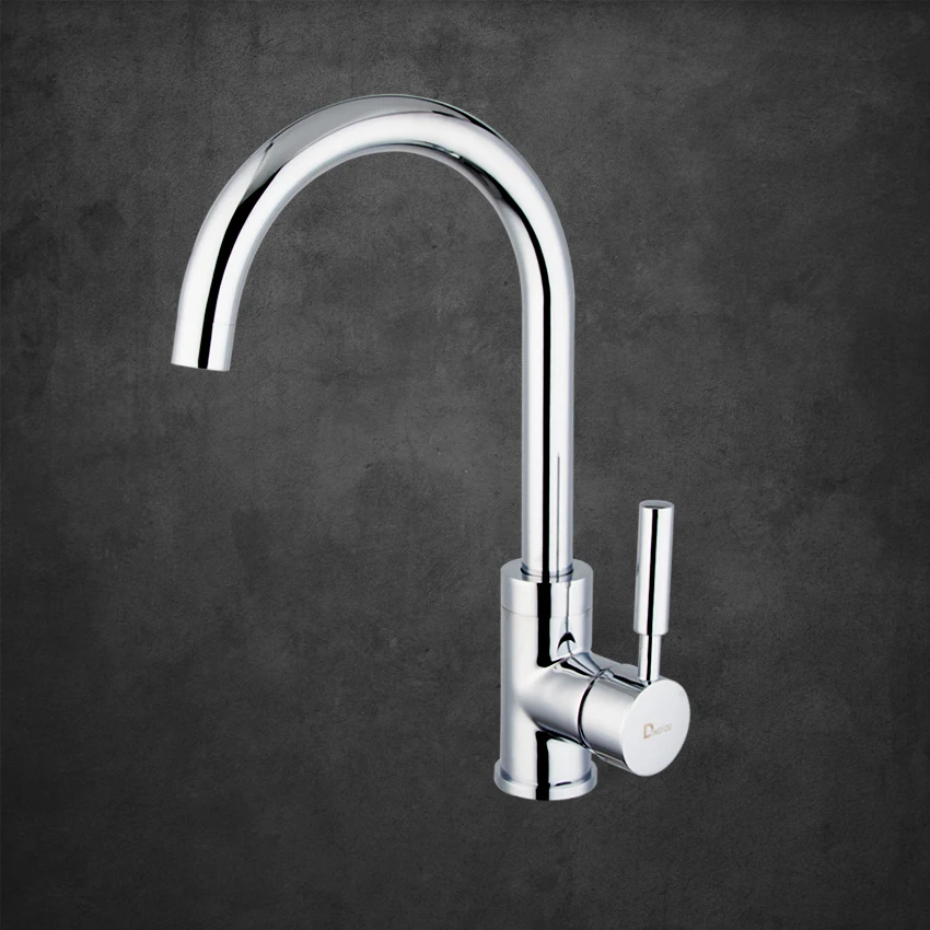 

kitchen faucets brass kitchen tap cold and hot water tap single holder single hole chrome kitchen sink faucets