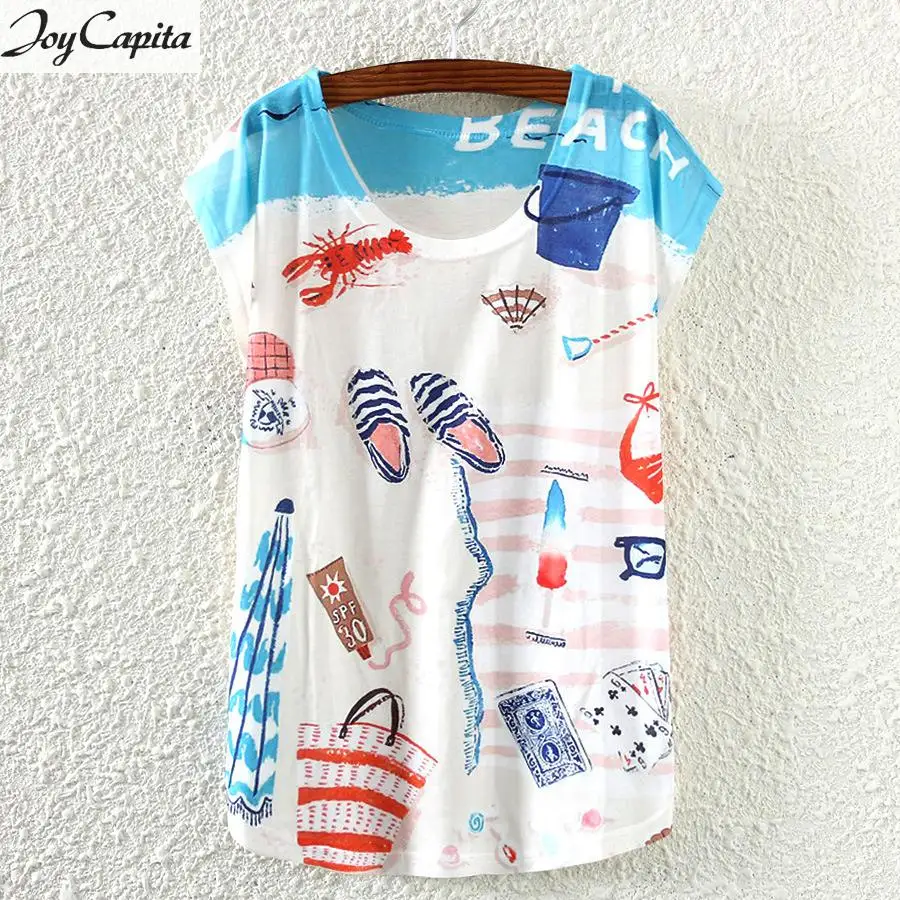 Радость Душу Населения Майка Женщины 2017 Лето Уникальный Печатных Короткий