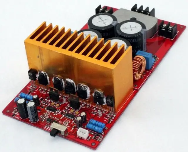 IRS2092 IRFB4227 500 Вт+ 500 Вт 4ohm класса D Усилители домашние завершена доска