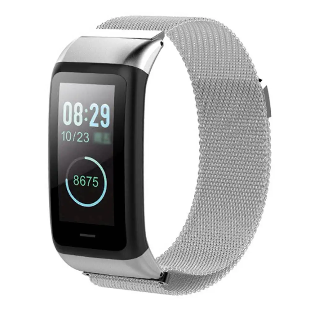 Сменный ремешок для Huami Amazfit Cor 2, умный Браслет, металлический, Милан, нержавеющая сталь, холст, только ремешок для Huami Amazfit Band 2