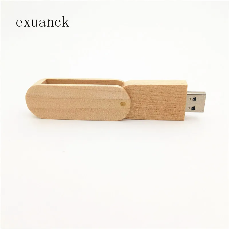 Деревянный Usb флеш накопитель Exuanck с логотипом на заказ для свадебной