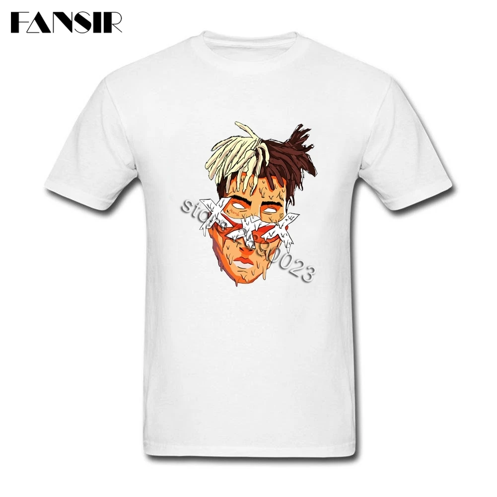 Popular Men T-shirt XXXTentacion Rapper Short Sleeve Pure Cotton Round Neck T Shirt For Adult Tshirts | Мужская одежда