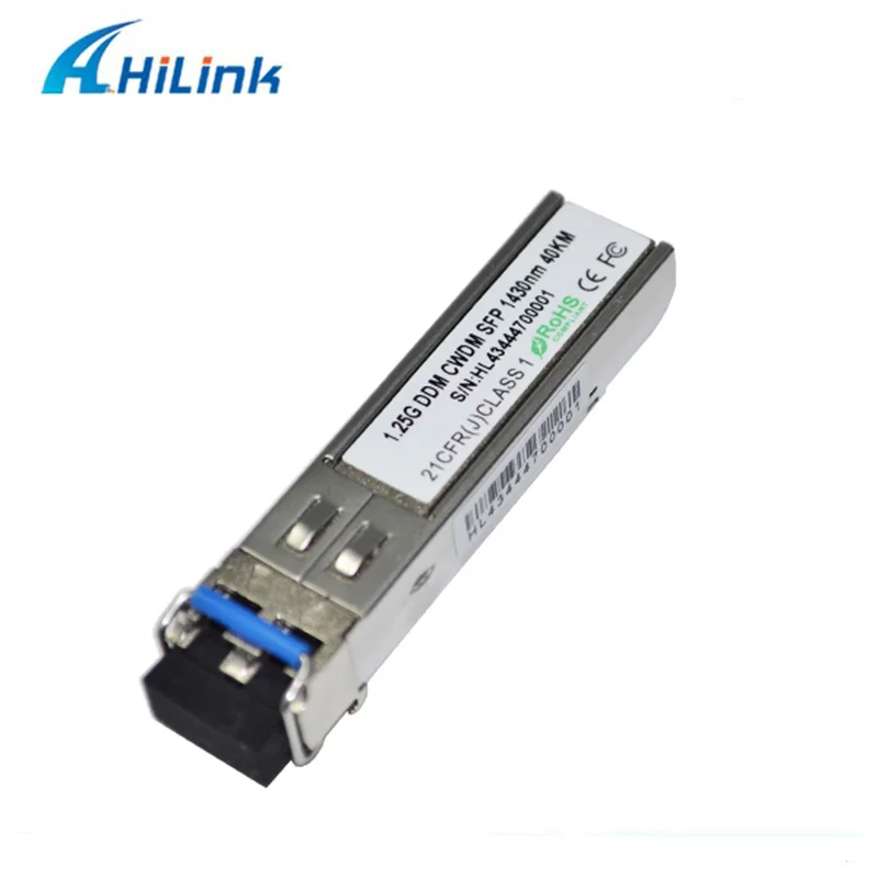 1 25G Волоконно-оптический 40 км 1590nm SFP CWDM двойной LC DDM модуль приемопередатчик |