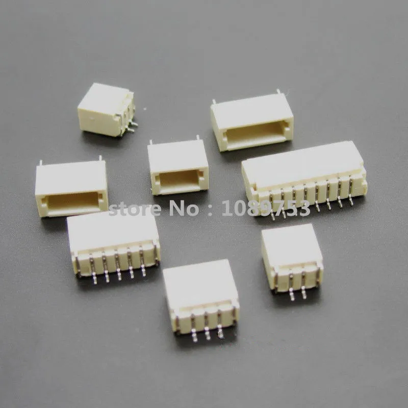 

50Pcs JST-SH 1.0MM 2-10Pin Socket Horizontal Surface Mount
