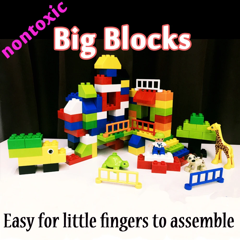 111 шт./компл. Детский конструктор Зоопарк 102 блоков|compatible lego|block toystoys for |