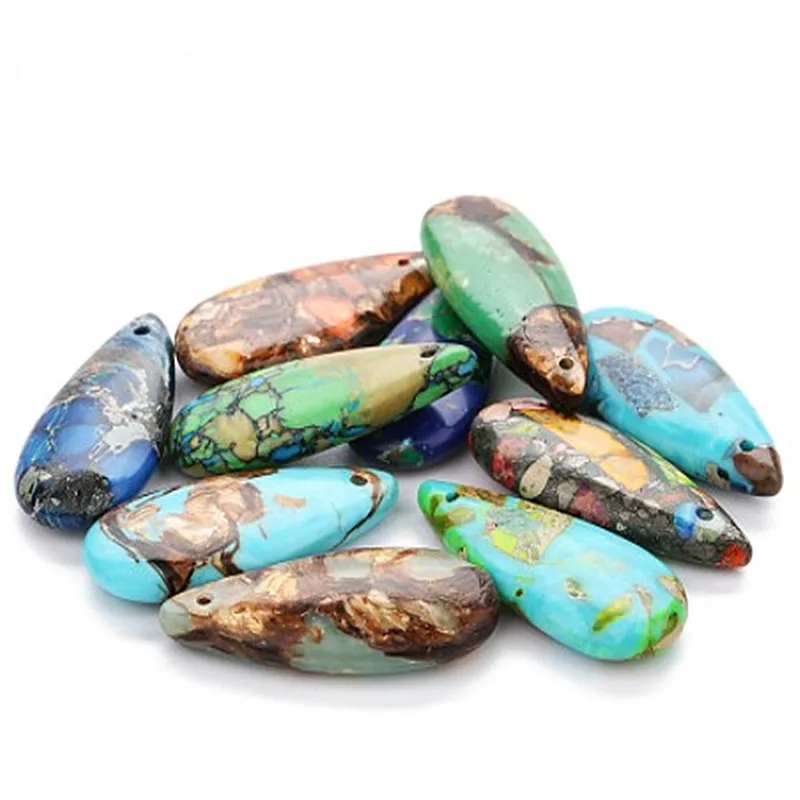 Стартап 3 шт/партия 10 цвета натуральный камень подвески императорские Подвески