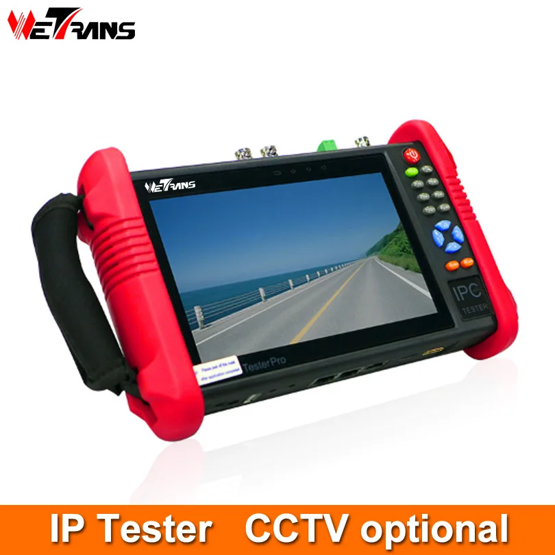 IP CCTV тестер 7 дюймов ЖК дисплей Сенсорный экран 1080 P ONVIF Wi Fi poe ptz Управление DC 12 В