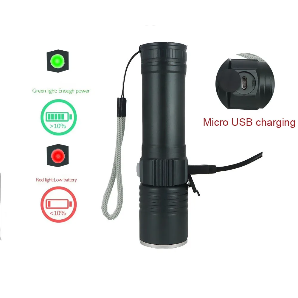 Светодиодный фонарик факел Масштабируемые дальний Linternas светодиодный 3800LM CREE T6