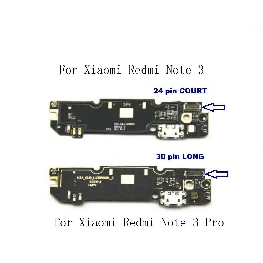 Оригинальный микрофонный модуль USB плата с зарядным портом части разъема для Xiaomi