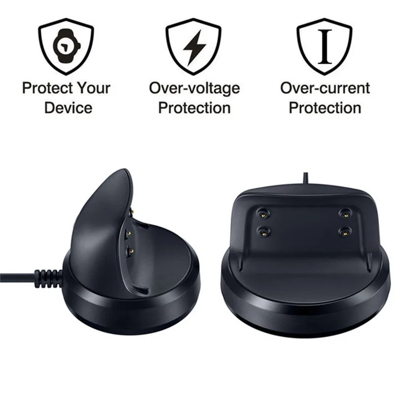 

USB Charging Cradle Dock Charger Station for Samsung Gear Fit 2 Smart Watch SM-R360 Bracelet 5V 1A Smartwatch Charger Cable