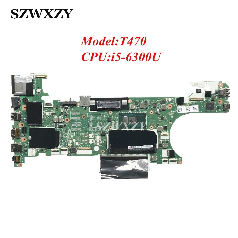 FRU 01HW539 для Lenovo ThinkPad T470 оригинальная материнская плата ноутбука CT470 NM-A931 с i5-6300U