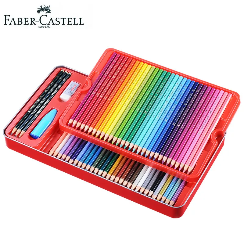Faber Castell 12/24/36/60 цветов художественный школьник окрашенные кисти принадлежности