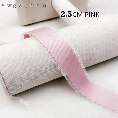 Kewgarden 25 мм 40 заусенцы ленты Grosgrain DIY аксессуары для бантов атласная лента вручную