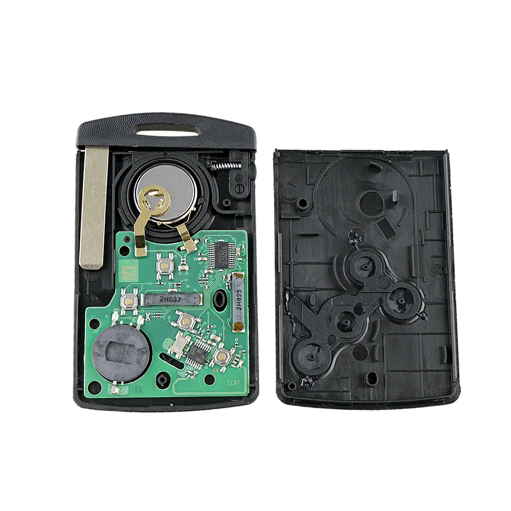 4 Button Smart Card Car Key Card Fob For Renault Megane III Fluence Laguna III Scenic 2009- 433Mhz PCF7952 Chip FSK System