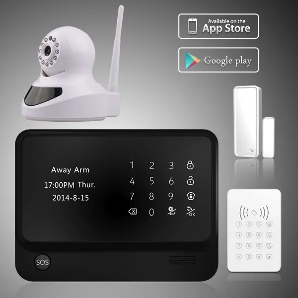 Wi Fi IP камера совместима с системой сигнализации G90B APP control|wifi ip camera|ip camerawifi |