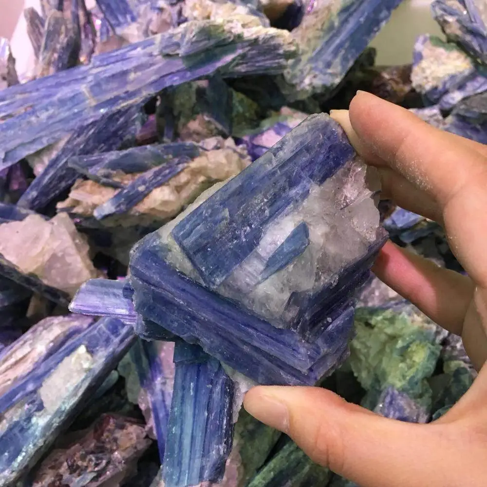Kyanite образец кристалла кварца камень реики healing лечебный натуральный и минералы