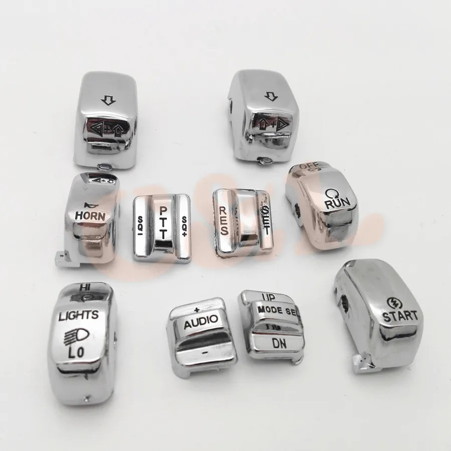 Мотоцикл хромированный резной переключатель с ручным управлением корпус кнопки