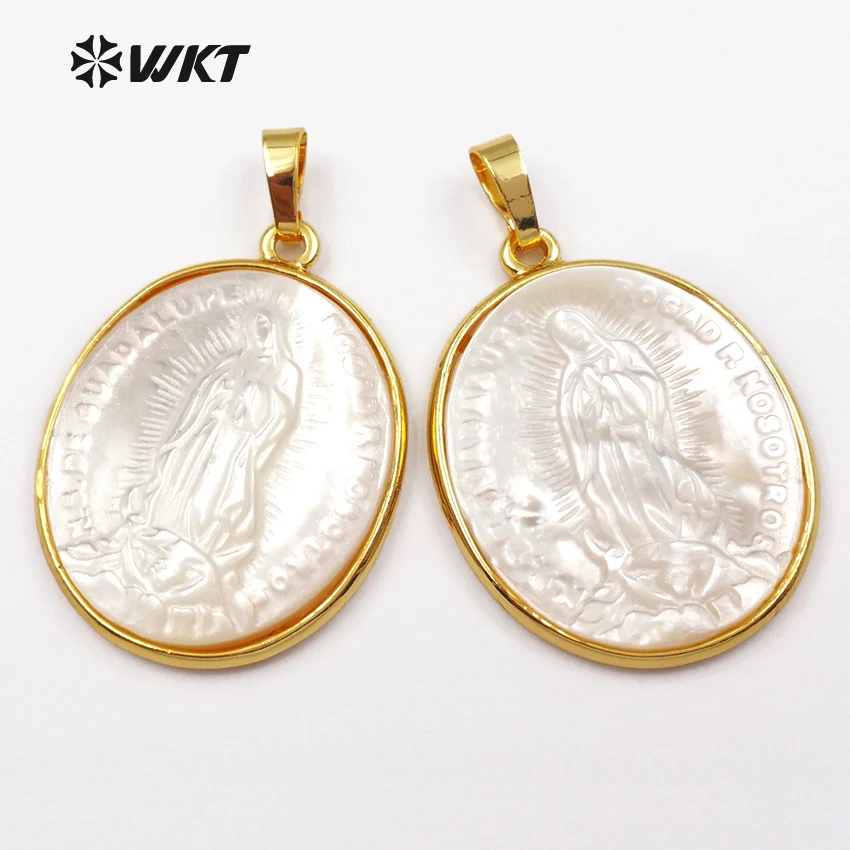 WT-P1353 WKT оптовая продажа подвеска в классическом Кулон овальной формы Религиозном