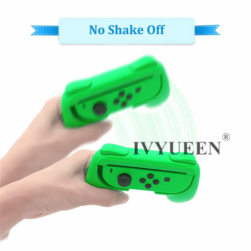 IVYUEEN 2 шт Обновление версии контроллер ручки для пульта Nintendo NS NX Joy-Con консоль Joy Cons держатель-синий/зеленый