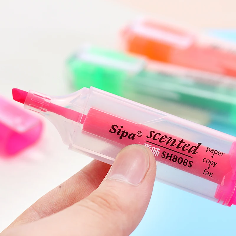 7 видов цветов/лот креативные флуоресцентные разноцветные конфеты ручкой