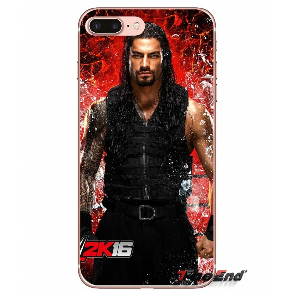 Мягкий силиконовый чехол для Huawei G7 G8 Ascend P7 P8 P9 Lite Honor 4C 5X 5C 6X Mate 7 8 9 Y3 Y5 Y6 II Pro Roman Reigns