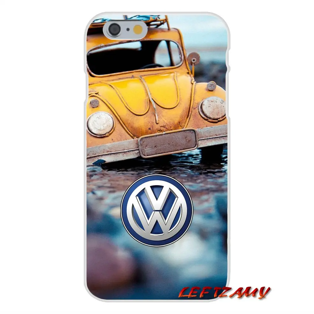 Для iPhone X 4 4S 5 5S 5C SE 6 S 7 8 плюс аксессуары телефон оболочки обложки ретро volkswagen Vw