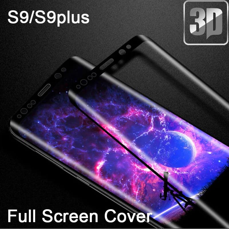 9H 3D закаленное стекло LCD изогнутый полный экран Защитная пленка для Samsung Galaxy S9/S9 plus