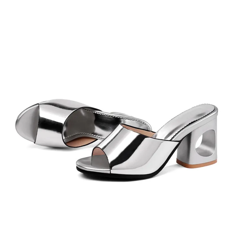 Женские босоножки Smirnova летние туфли с открытым носком на высоком каблуке большие